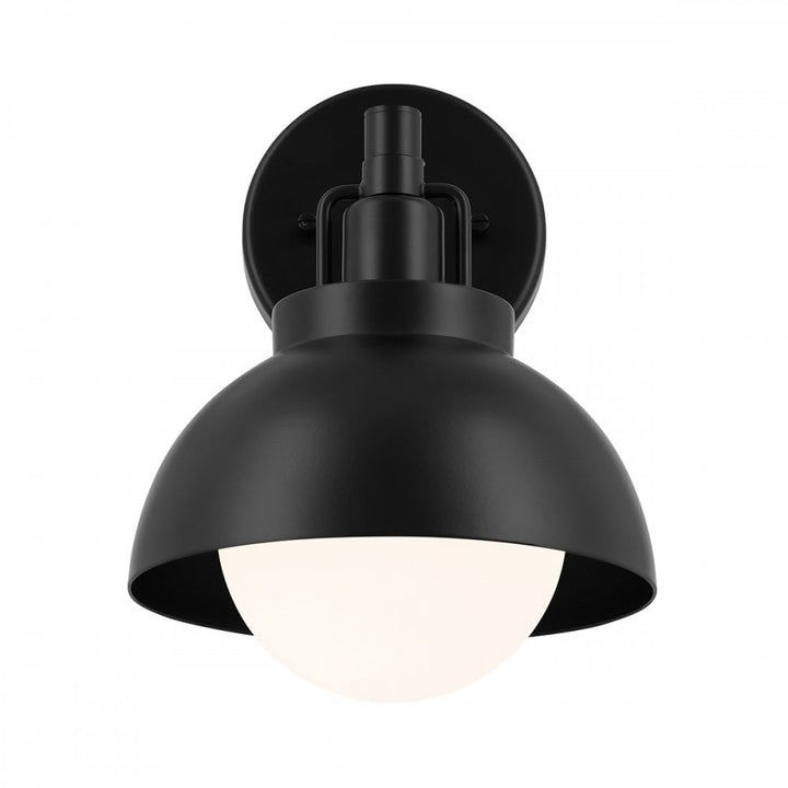 Kichler KL-NIVA-1W-1P-BK Niva 1 Light Pendant, Semi-flush or Wall. Black