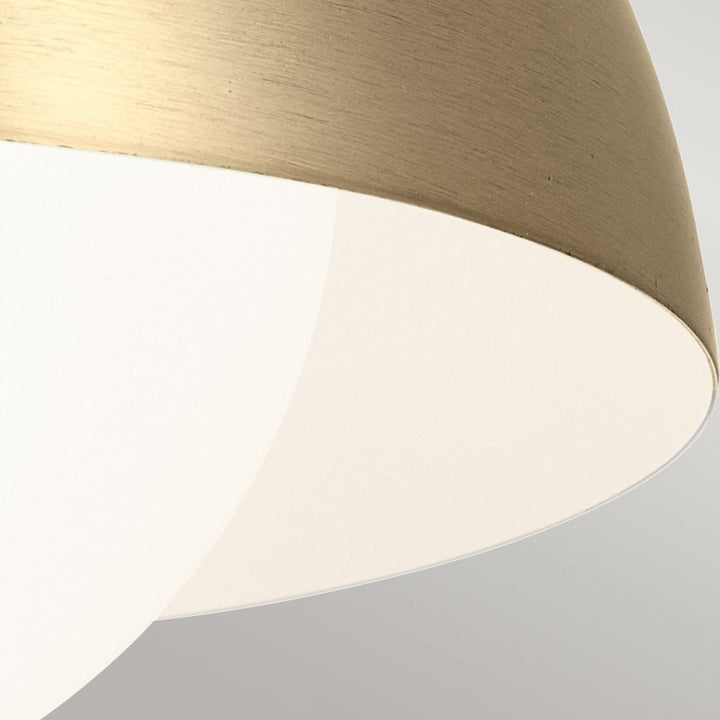 Kichler KL-NIVA-1W-1P-CPZ Niva 1 Light Pendant, Semi-flush or Wall. Champagne Bronze