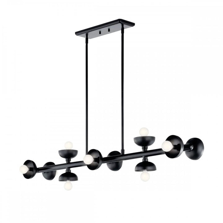 Kichler KL-PALTA9-BK Palta 9 Light Chandelier Satin Black
