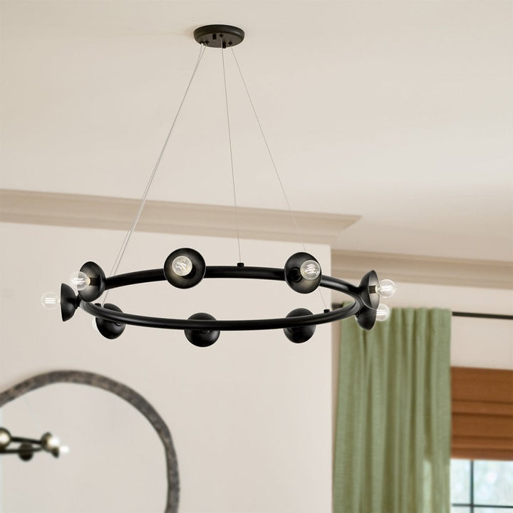 Kichler KL-PALTA9-CPZ Palta 9 Light Chandelier Champagne Bronze