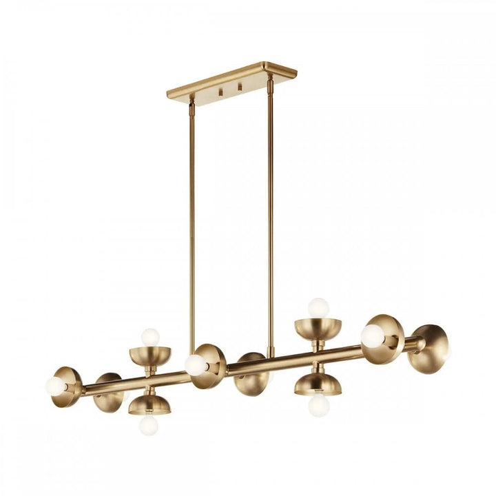 Kichler KL-PALTA-LP10-CPZ Palta 10 Light Linear Pendant Champagne Bronze