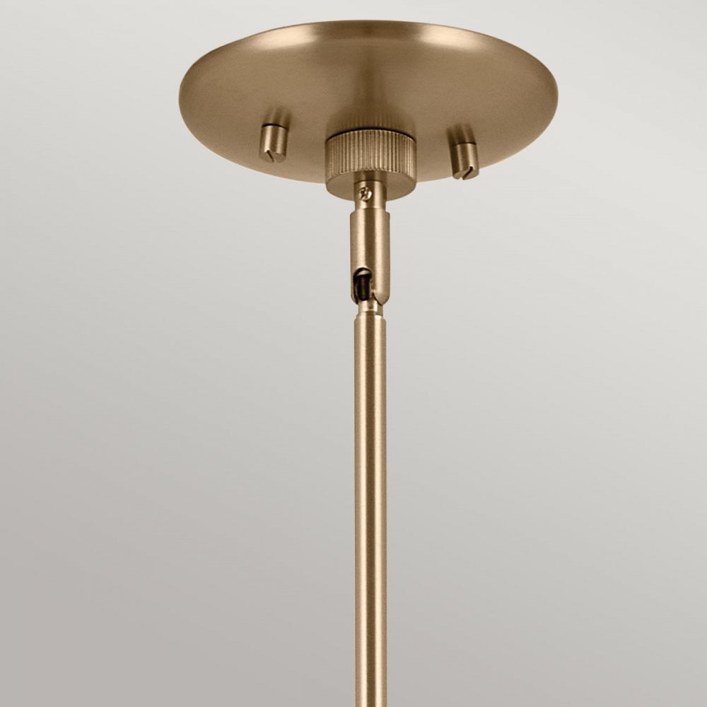 Kichler KL-PHIX-2-LINEAR-CBB Phix 4 Light Chandelier Champagne Bronze, Black
