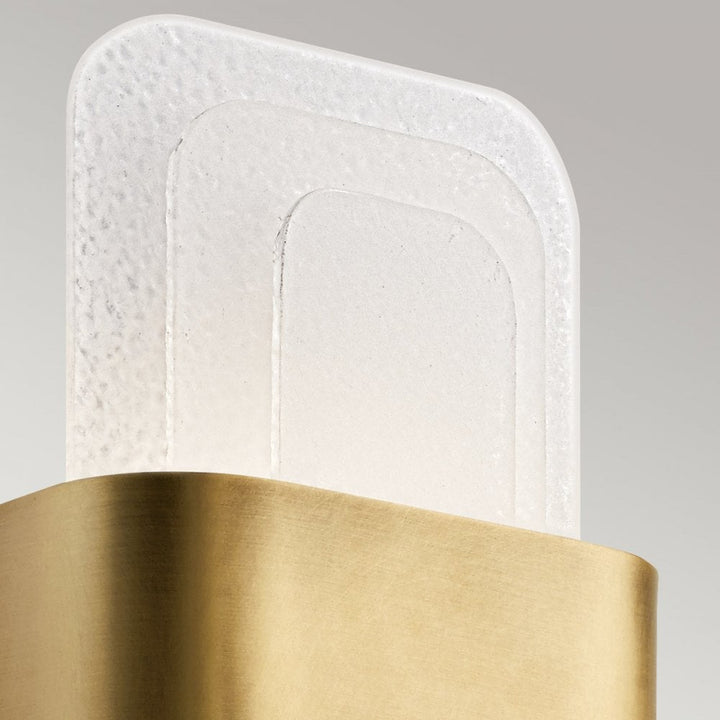 Kichler KL-SERENE-LED-W-NBR Serene LED Wall Light Natural Brass
