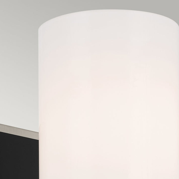 Kichler KL-SOLIA-1W-BNB Solia 1 Light Bathroom Wall Light Brushed Nickel & Black