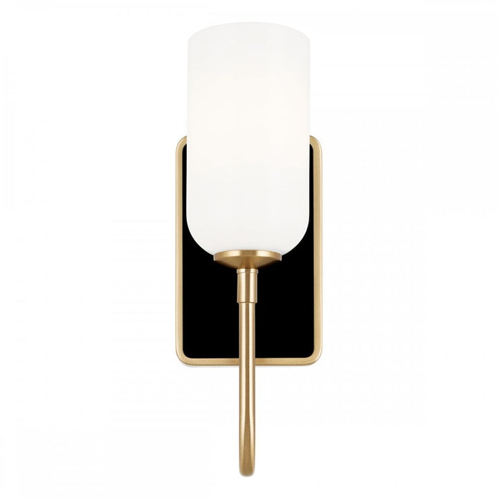 Kichler KL-SOLIA-1W-CPZB Solia 1 Light Bathroom Wall Light Champagne Bronze & Black