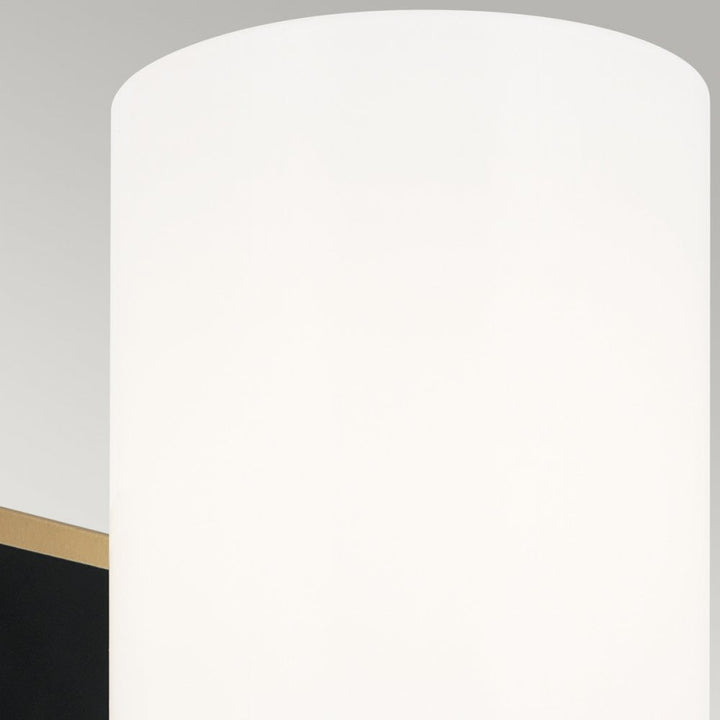 Kichler KL-SOLIA-1W-CPZB Solia 1 Light Bathroom Wall Light Champagne Bronze & Black