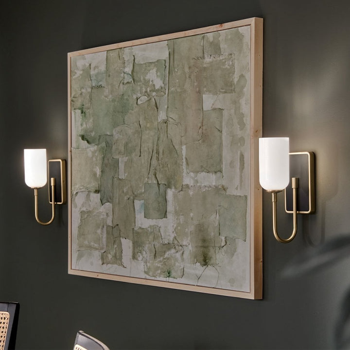 Kichler KL-SOLIA-1W-CPZB Solia 1 Light Bathroom Wall Light Champagne Bronze & Black