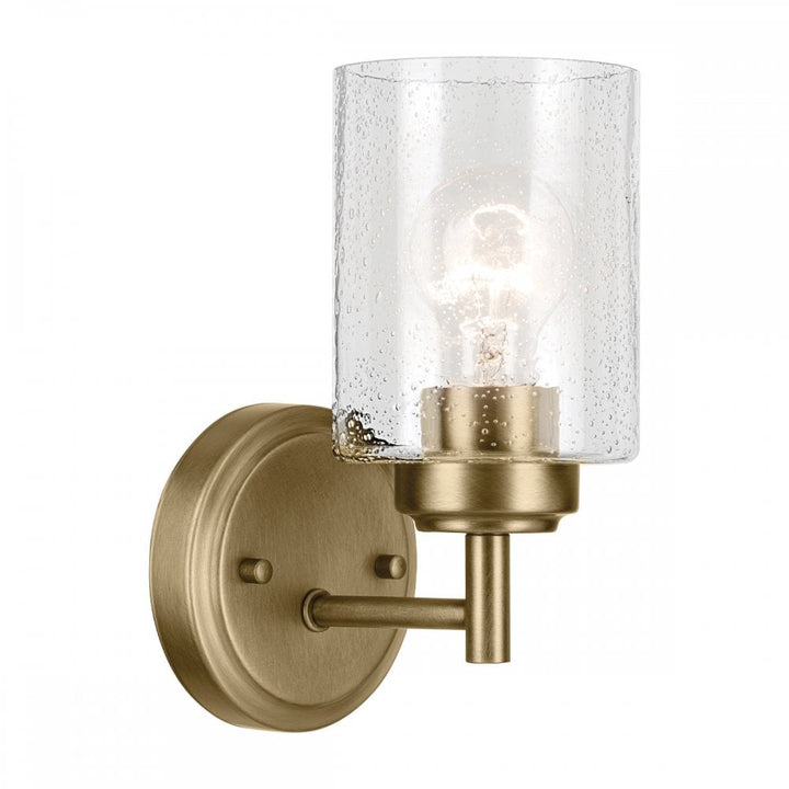 Kichler KL-WINSLOW-1W-NBR Winslow 1 Light Wall Light Natural Brass