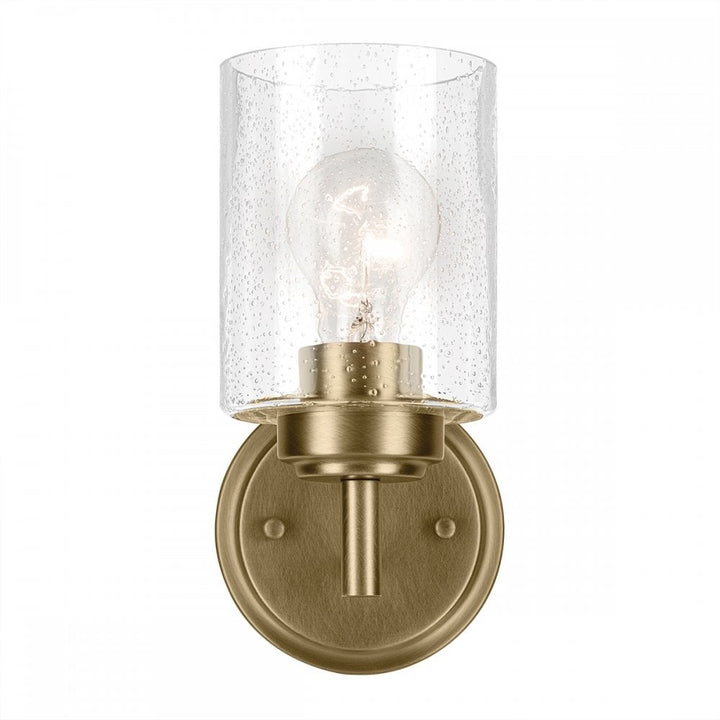 Kichler KL-WINSLOW-1W-NBR Winslow 1 Light Wall Light Natural Brass