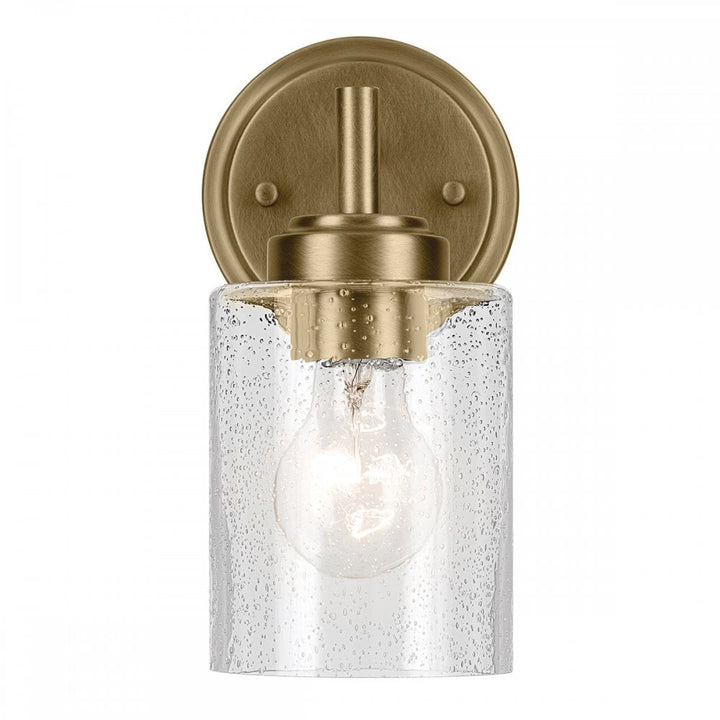 Kichler KL-WINSLOW-1W-NBR Winslow 1 Light Wall Light Natural Brass