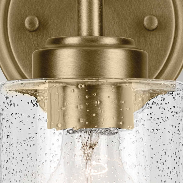 Kichler KL-WINSLOW-1W-NBR Winslow 1 Light Wall Light Natural Brass