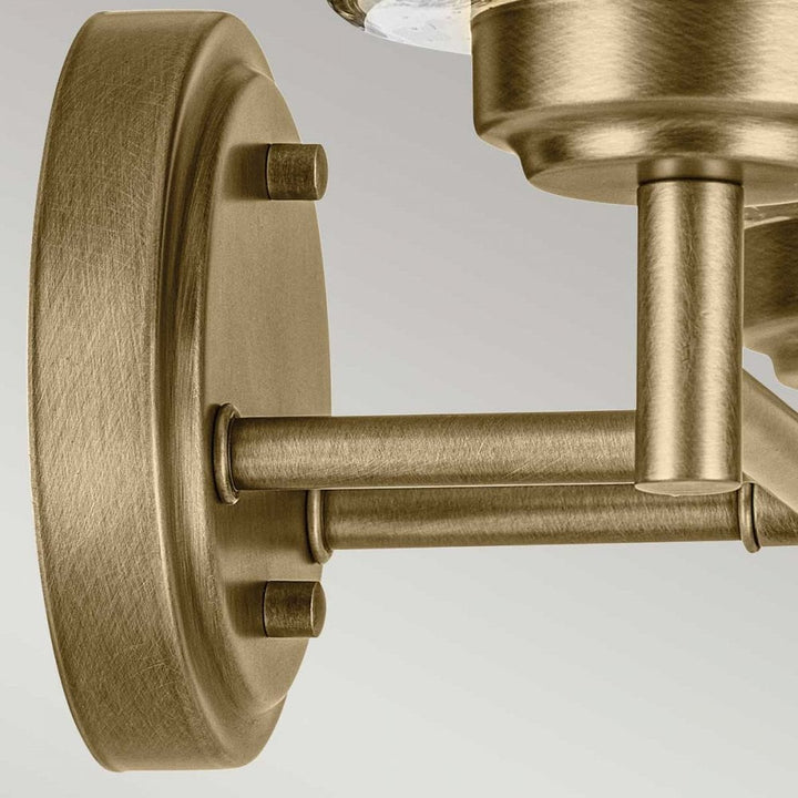 Kichler KL-WINSLOW-2W-NBR Winslow 2 Light Wall Light Natural Brass