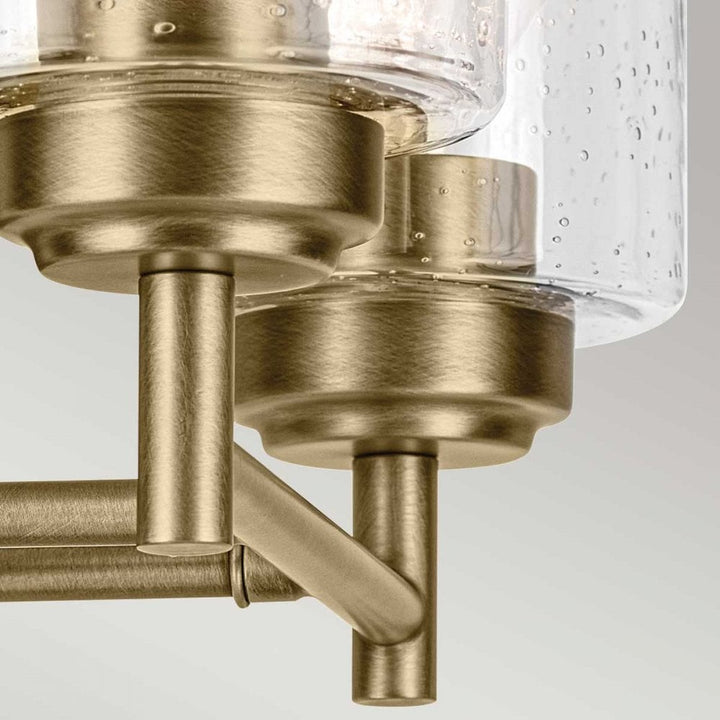 Kichler KL-WINSLOW-2W-NBR Winslow 2 Light Wall Light Natural Brass