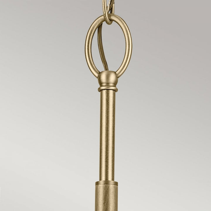 Kichler KL-WINSLOW3-NBR Winslow 3 Light Chandelier Natural Brass