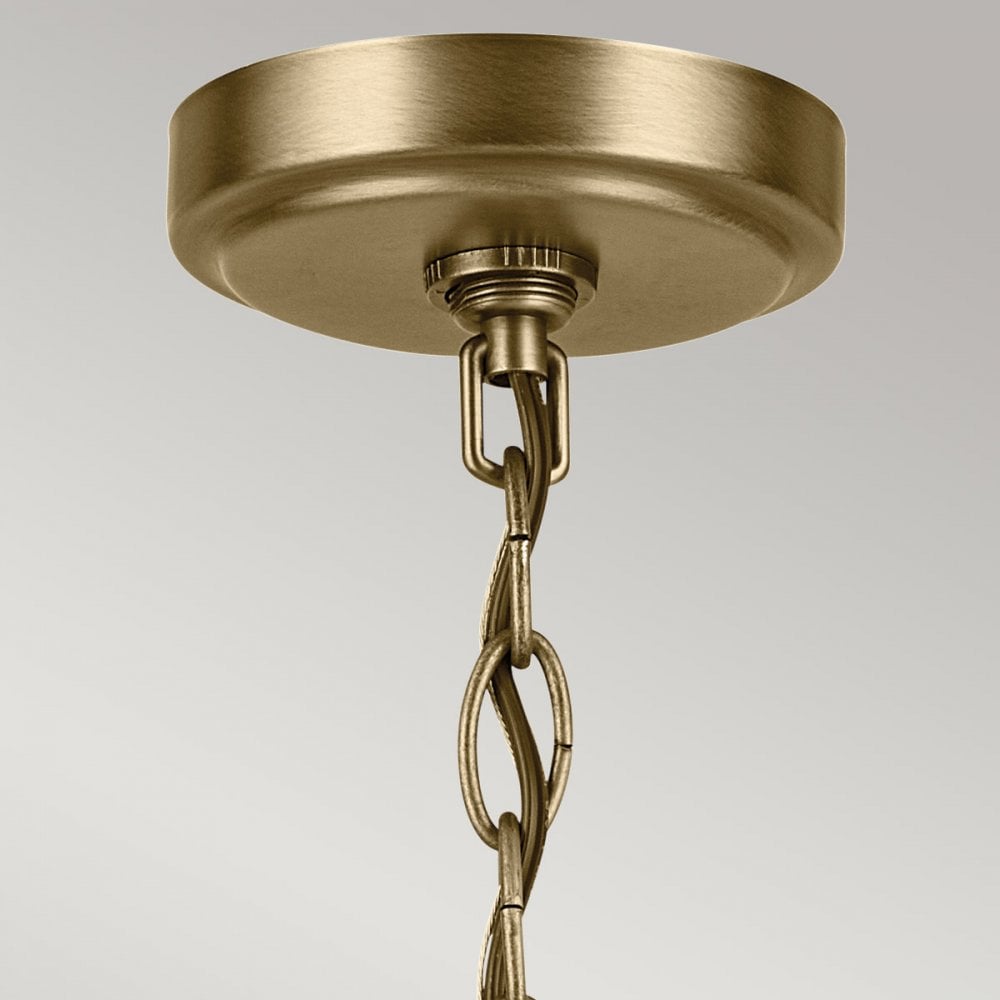 Kichler KL-WINSLOW5-NBR Winslow 5 Light Chandelier Natural Brass