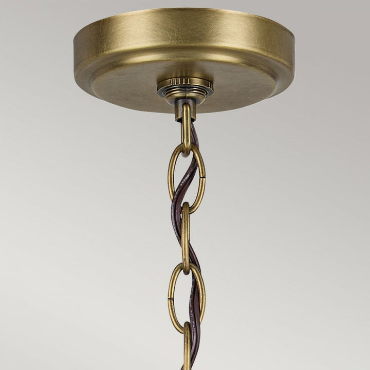 Kichler KL-WINSLOW6-NBR Winslow 6 Light Chandelier Natural Brass