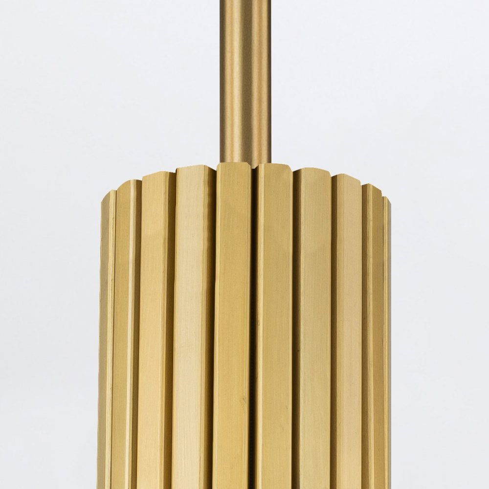 Elstead MARVELE-MP-AB-OPAL Marvele 1 Light Mini Pendant Aged Brass