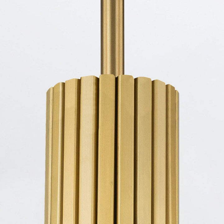 Elstead MARVELE-MP-AB-OPAL Marvele 1 Light Mini Pendant Aged Brass