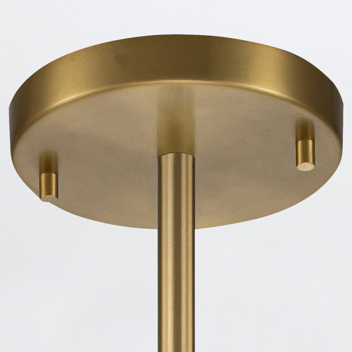 Elstead MARVELE-MP-AB-OPAL Marvele 1 Light Mini Pendant Aged Brass