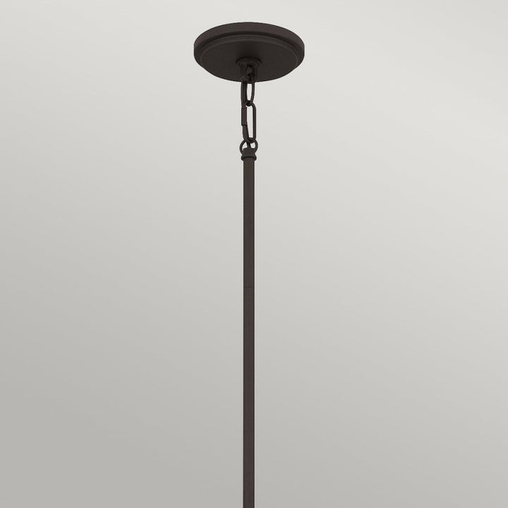Quoizel QZ-BRECKEN-2P-AB-OPAL Brecken 2 Light Pendant Aged Brass and Cased Opal glass Shade