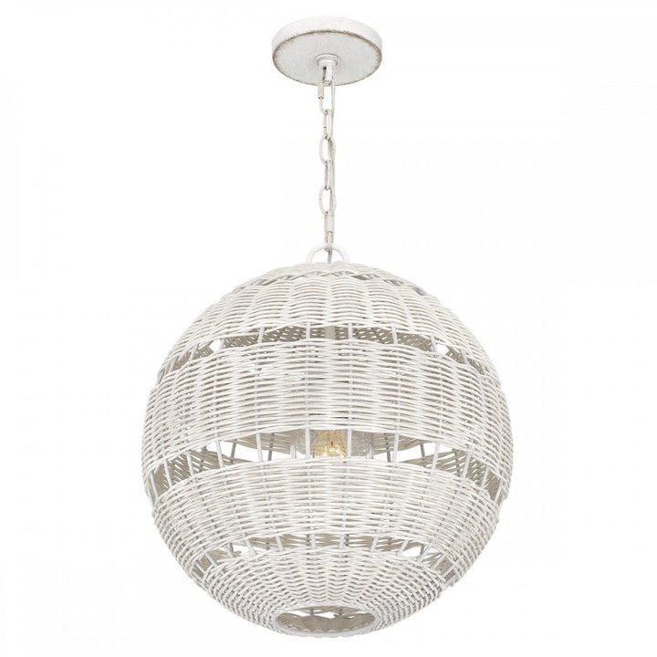 Quoizel QZ-LINDENDALE-P-AWH Lindendale 1 Light Pendant Antique White