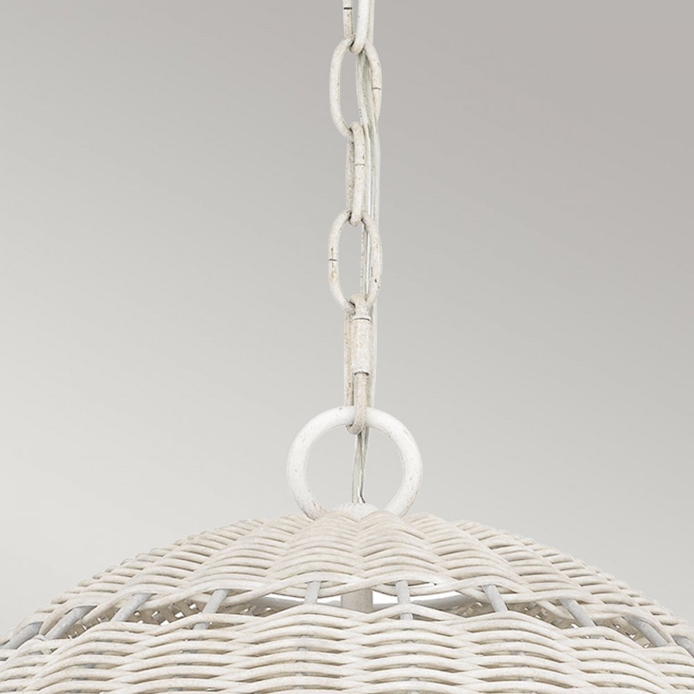 Quoizel QZ-LINDENDALE-P-AWH Lindendale 1 Light Pendant Antique White