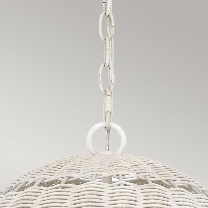Quoizel QZ-LINDENDALE-P-AWH Lindendale 1 Light Pendant Antique White