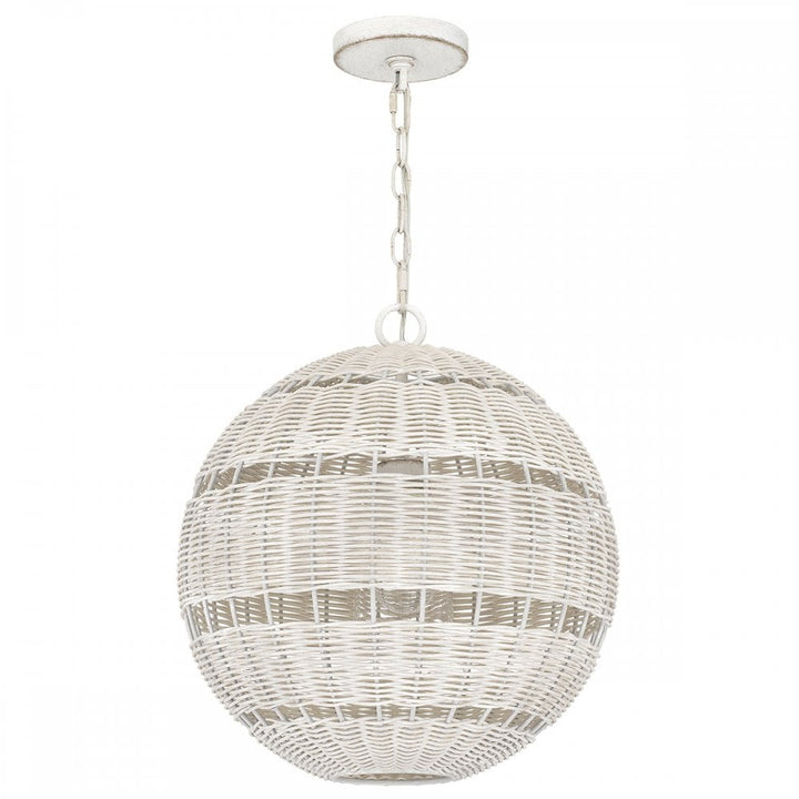Quoizel QZ-LINDENDALE-P-AWH Lindendale 1 Light Pendant Antique White