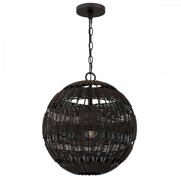 Quoizel QZ-LINDENDALE-P-WT Lindendale 1 Light Pendant Western Bronze