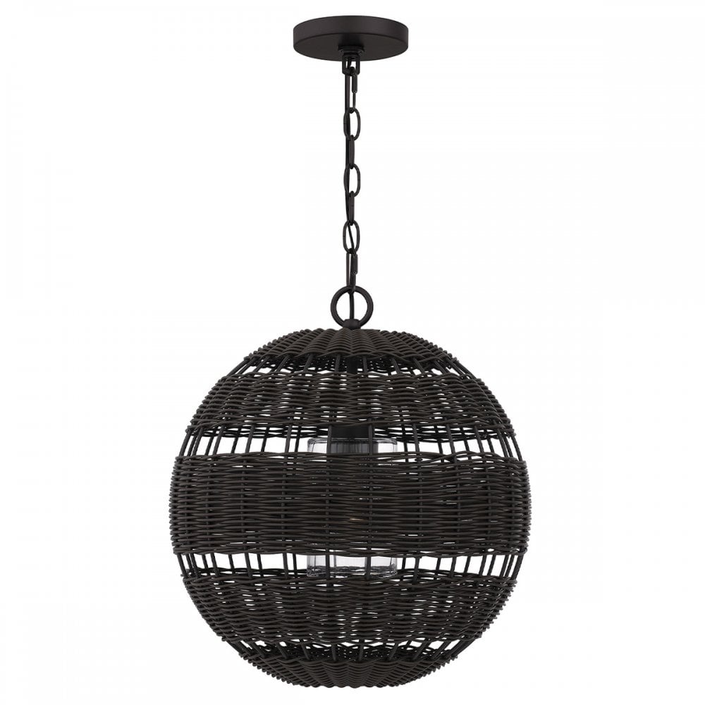 Quoizel QZ-LINDENDALE-P-WT Lindendale 1 Light Pendant Western Bronze