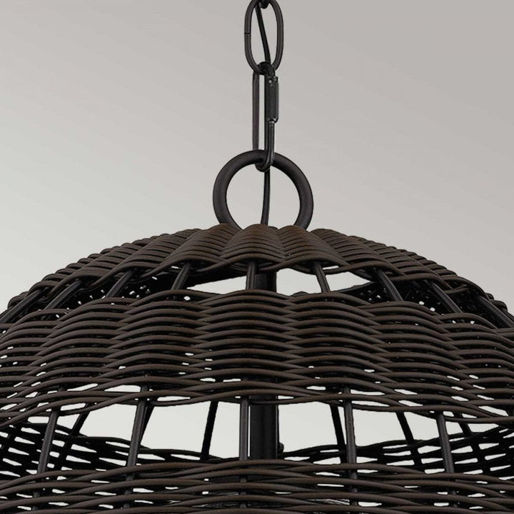 Quoizel QZ-LINDENDALE-P-WT Lindendale 1 Light Pendant Western Bronze