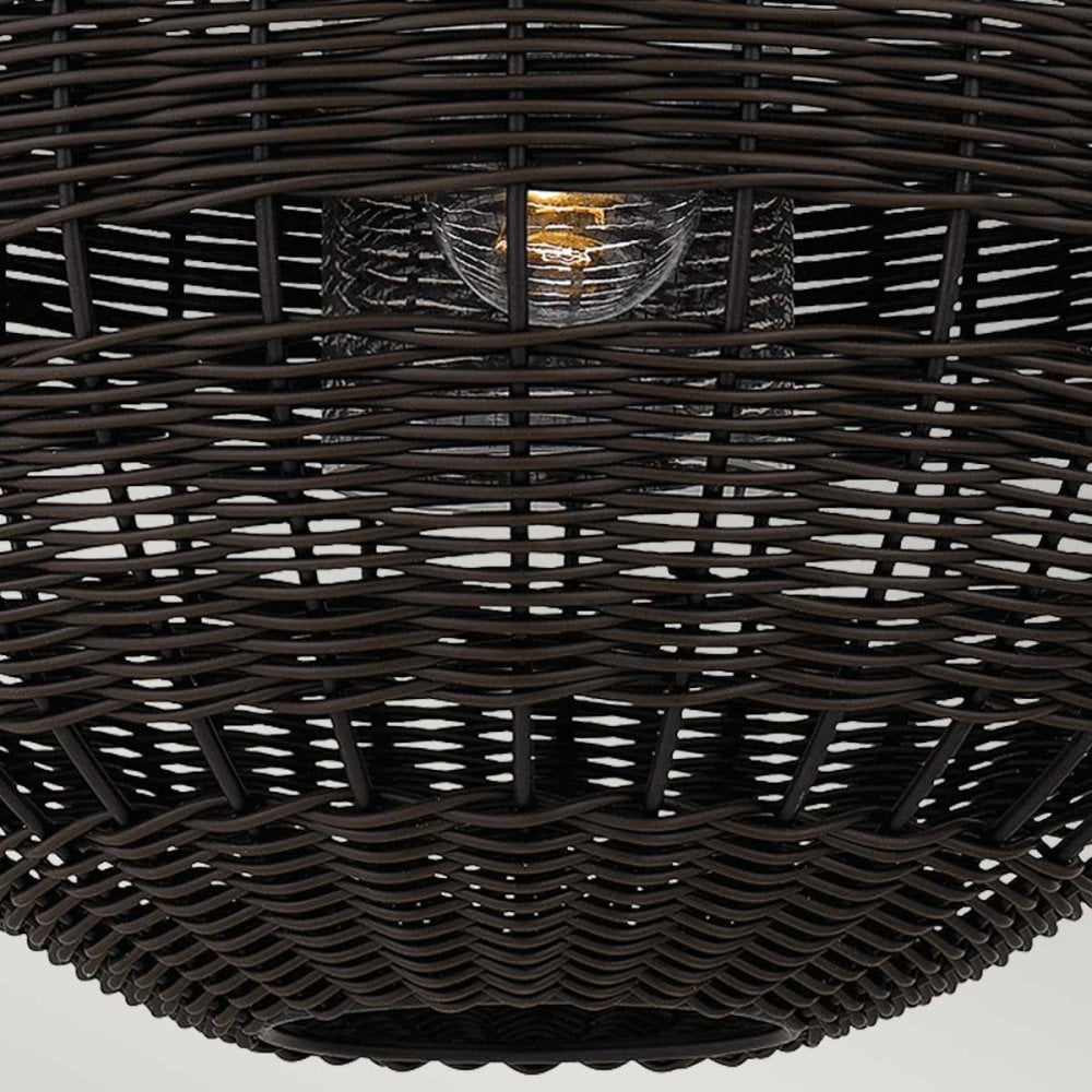 Quoizel QZ-LINDENDALE-P-WT Lindendale 1 Light Pendant Western Bronze