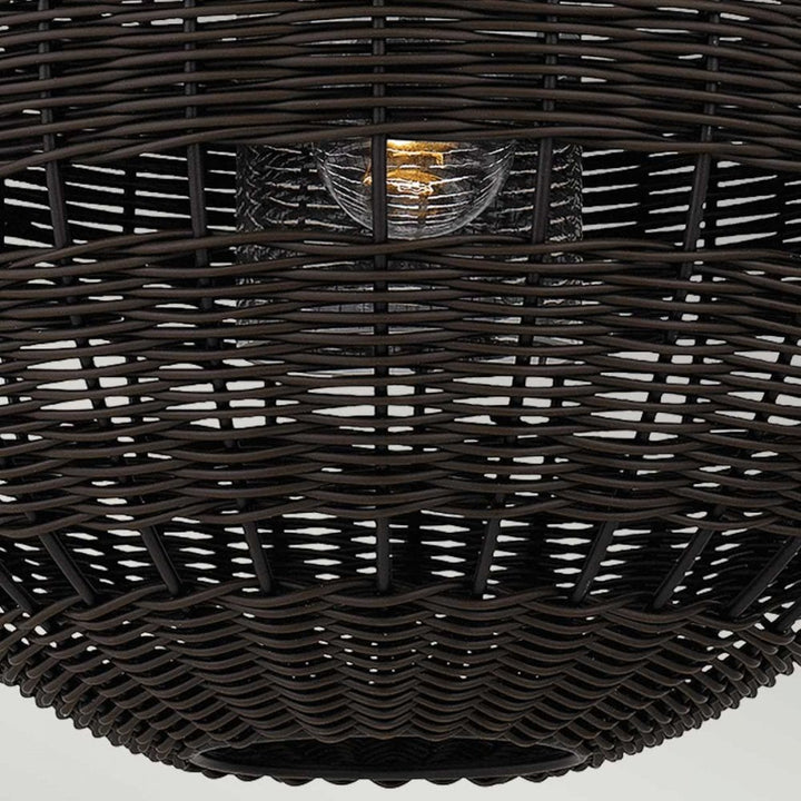Quoizel QZ-LINDENDALE-P-WT Lindendale 1 Light Pendant Western Bronze