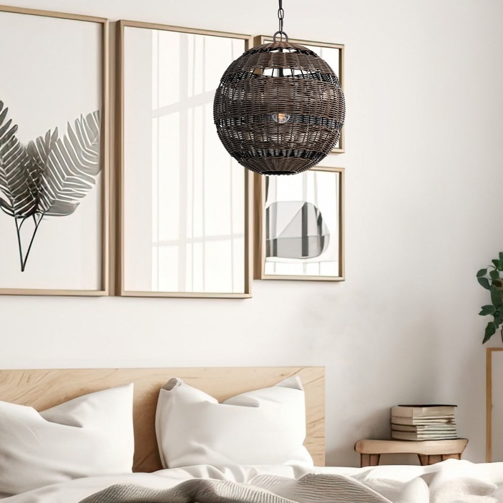 Quoizel QZ-LINDENDALE-P-WT Lindendale 1 Light Pendant Western Bronze