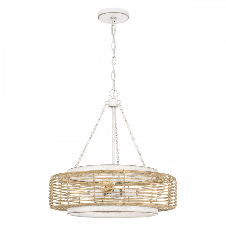 Quoizel QZ-WAYLON-4P-AWH Waylon 4 Light Pendant Antique White