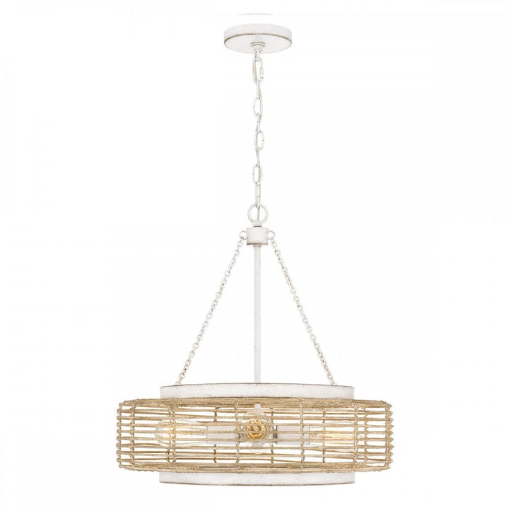 Quoizel QZ-WAYLON-4P-AWH Waylon 4 Light Pendant Antique White