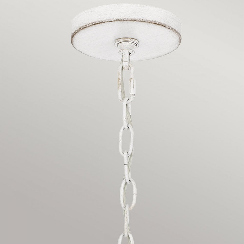 Quoizel QZ-WAYLON-4P-AWH Waylon 4 Light Pendant Antique White
