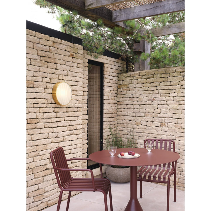 Astro 1032018 Montreal Round 300 Outdoor Wall Light PVD Brushed Brass