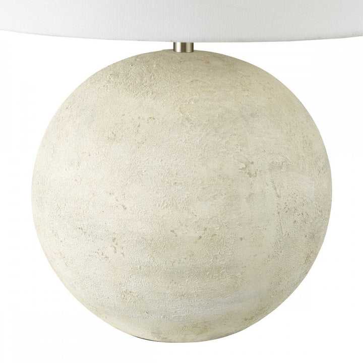 Dar HAV4229 Havana Ceramic Table Lamp Natural Finish With Shade