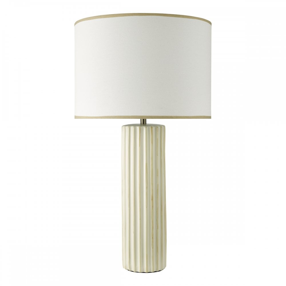 Dar IDE4229 Idella Table Lamp Taupe With Shade