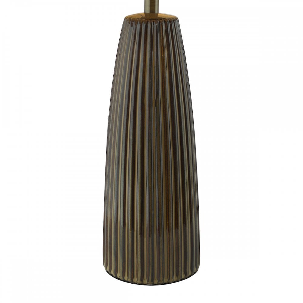 Dar KAU4229 Kaulana Table Lamp Brown With Shade