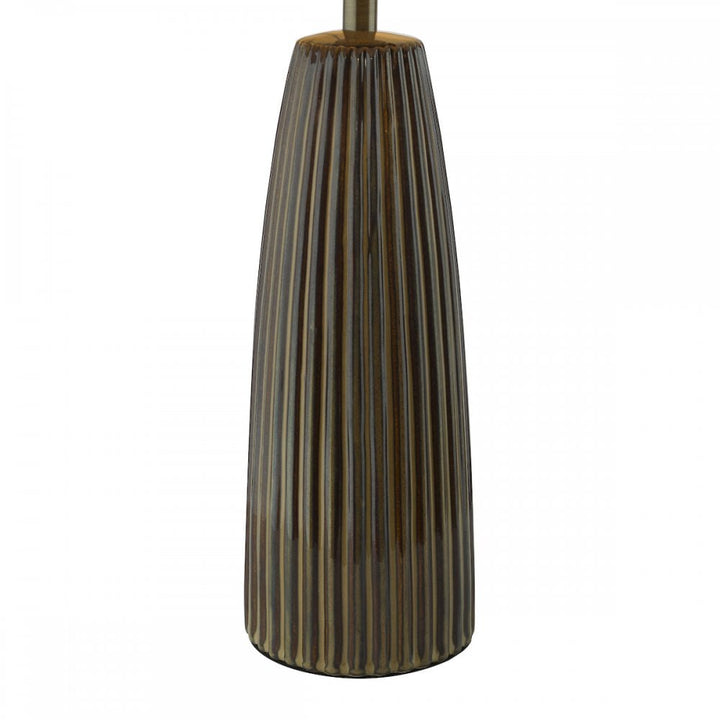 Dar KAU4229 Kaulana Table Lamp Brown With Shade