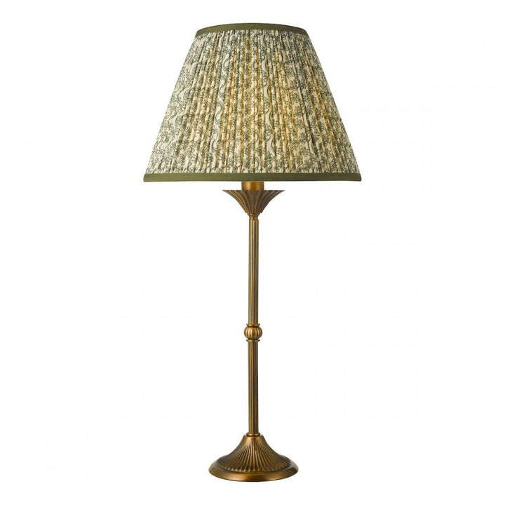 Dar LYD4263-EST1024 Lydian Table Lamp Antique Bronze With Shade