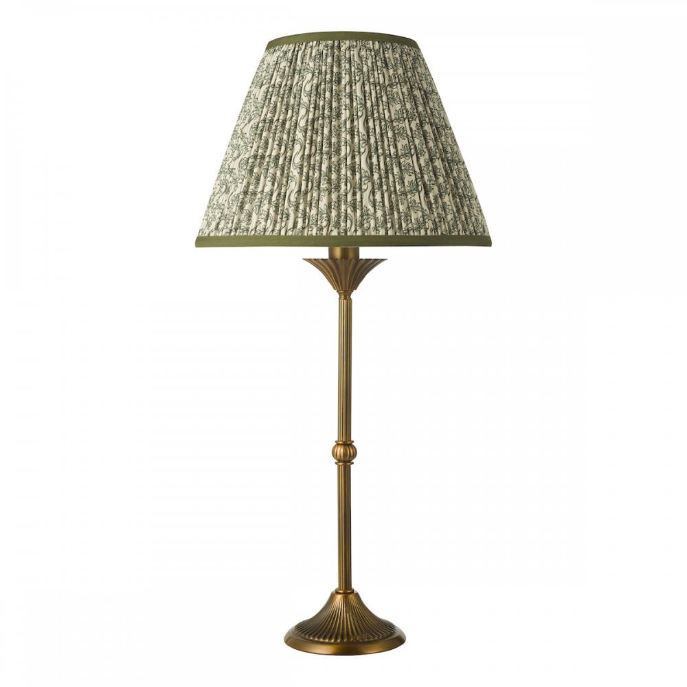 Dar LYD4263-EST1024 Lydian Table Lamp Antique Bronze With Shade