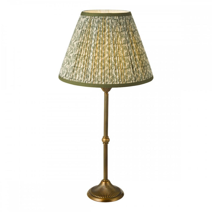 Dar LYD4263-EST1024 Lydian Table Lamp Antique Bronze With Shade