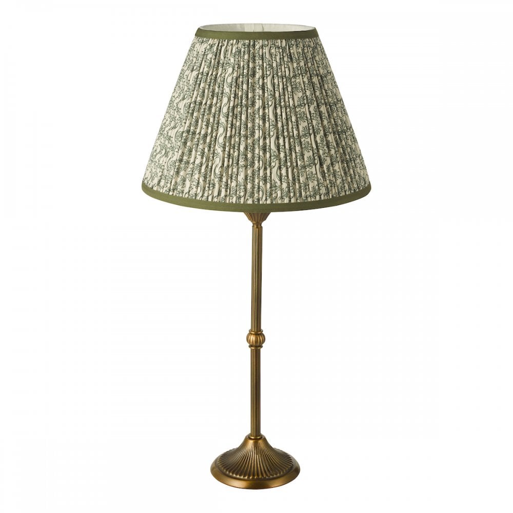 Dar LYD4263-EST1024 Lydian Table Lamp Antique Bronze With Shade