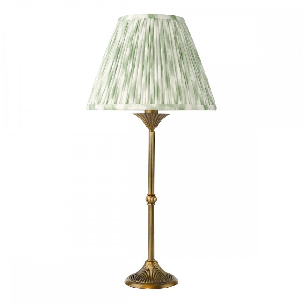 Dar LYD4263-IKA1024 Lydian Table Lamp Antique Bronze With Shade