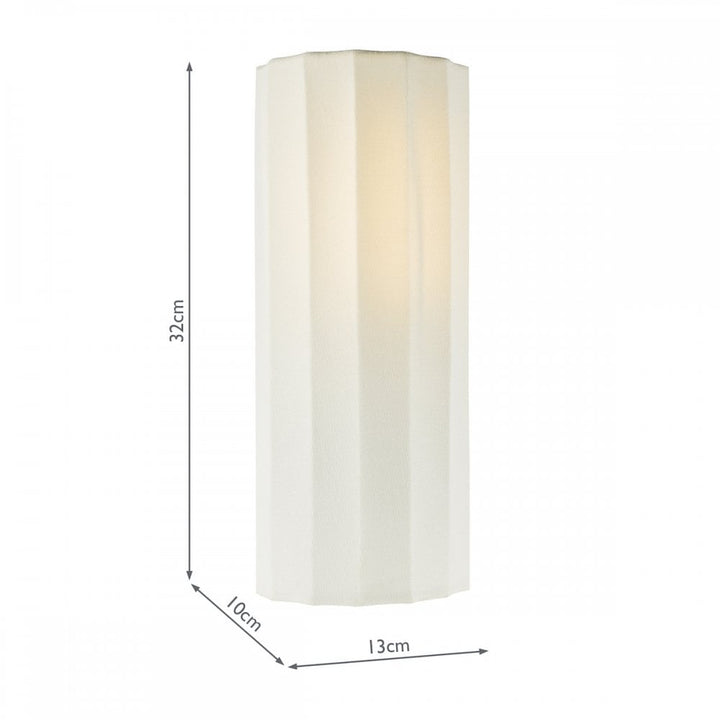 Dar NOU0763 Noura Wall Light Ivory