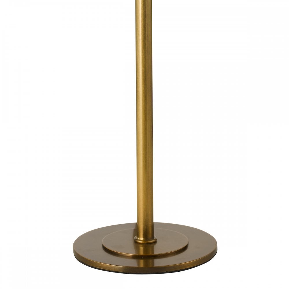 Dar NOU4263 Noura Table Lamp Antique Bronze and Ivory With Shade
