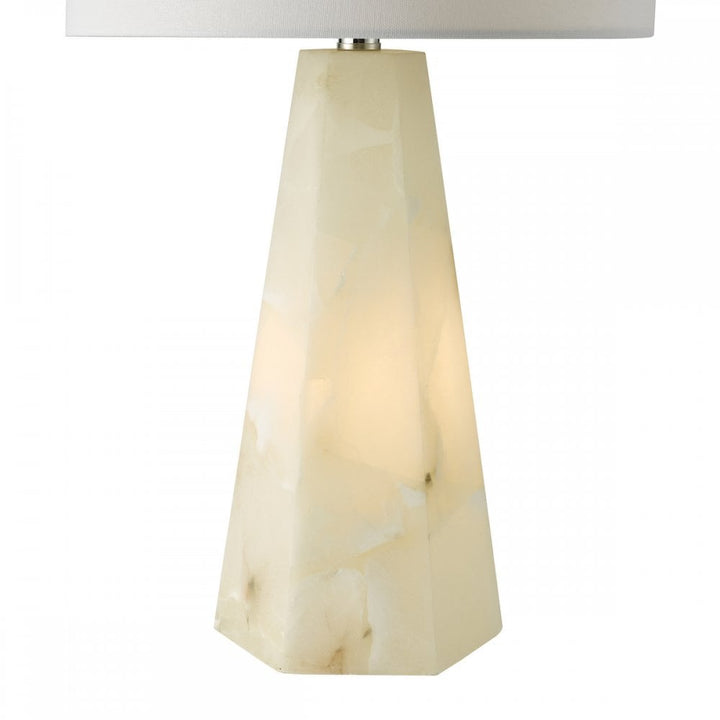 Dar PAG4234-PYR142 Paget Table Lamp White With Shade